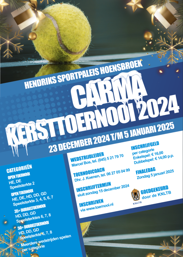 CARMA Kersttoernooi 2024